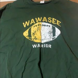I am selling a wawasee warrior football shirt